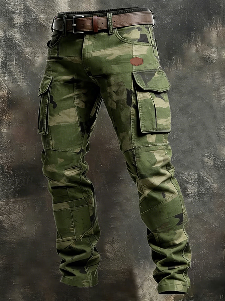 Herren Retro Business Style Freizeit hose