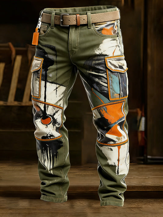 Herren Retro Business Style Freizeit hose