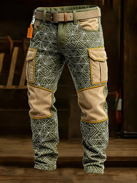 Herren Retro Business Style Freizeit hose