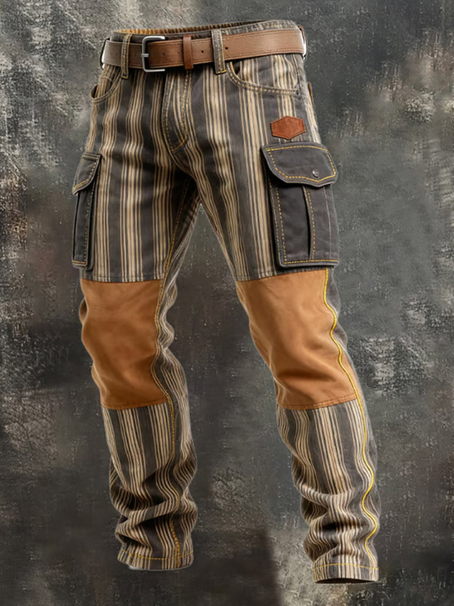 Herren Retro Business Style Freizeit hose
