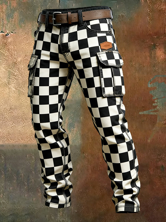 Herren Retro Business Style Freizeit hose