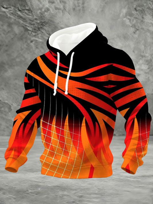 Warme Jacke mit österreichi schem Flaggen druck für Männer