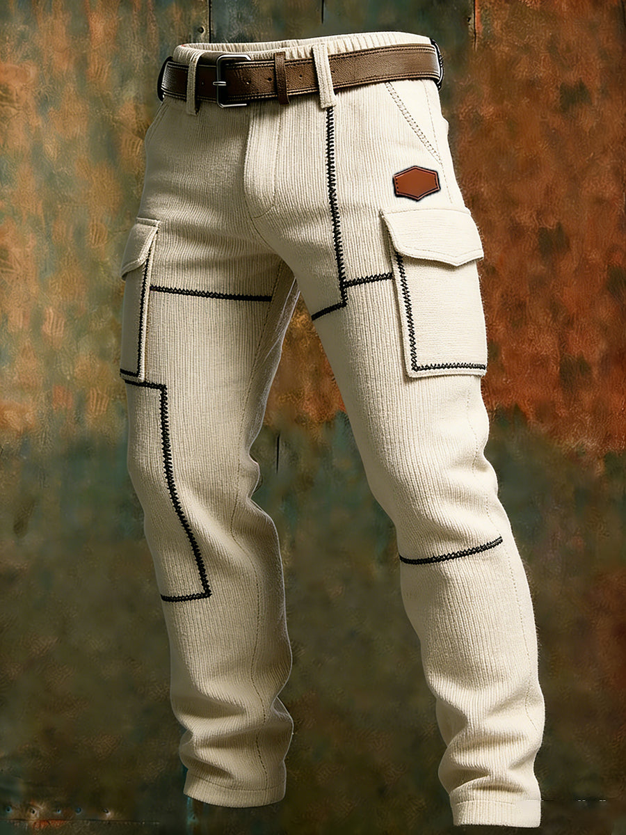 Herren Retro Business Style Freizeit hose