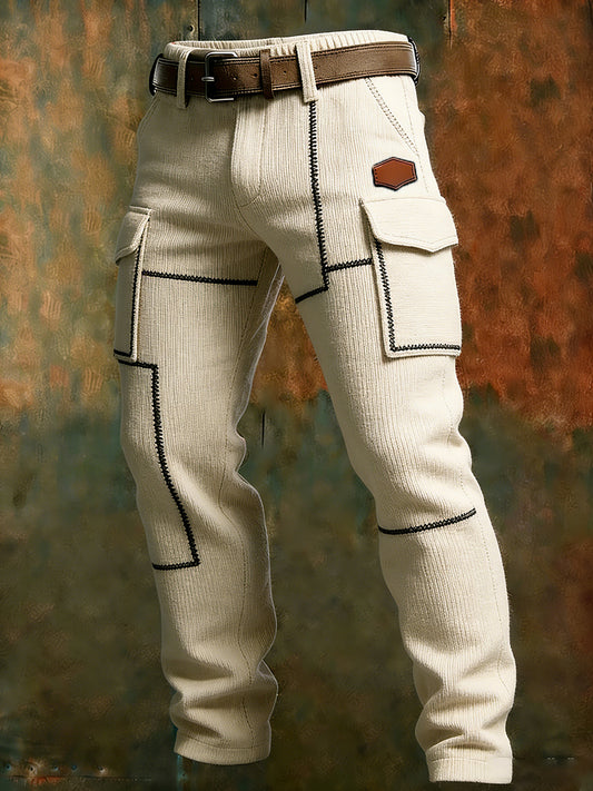 Herren Retro Business Style Freizeit hose