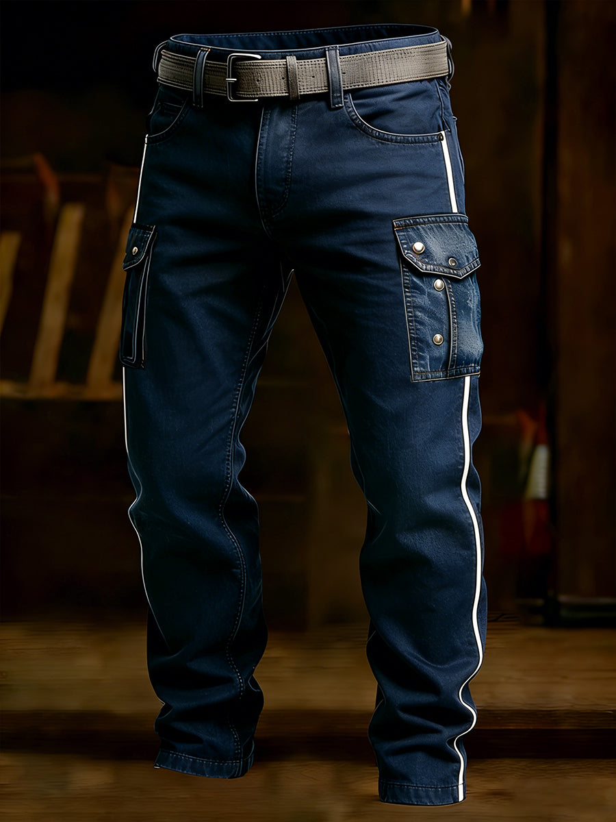 Herren Retro Business Style Freizeit hose