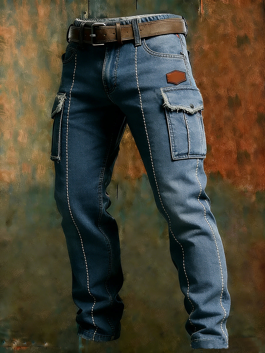 Herren Retro Business Style Freizeit hose