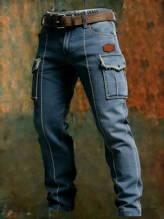 Herren Retro Business Style Freizeit hose