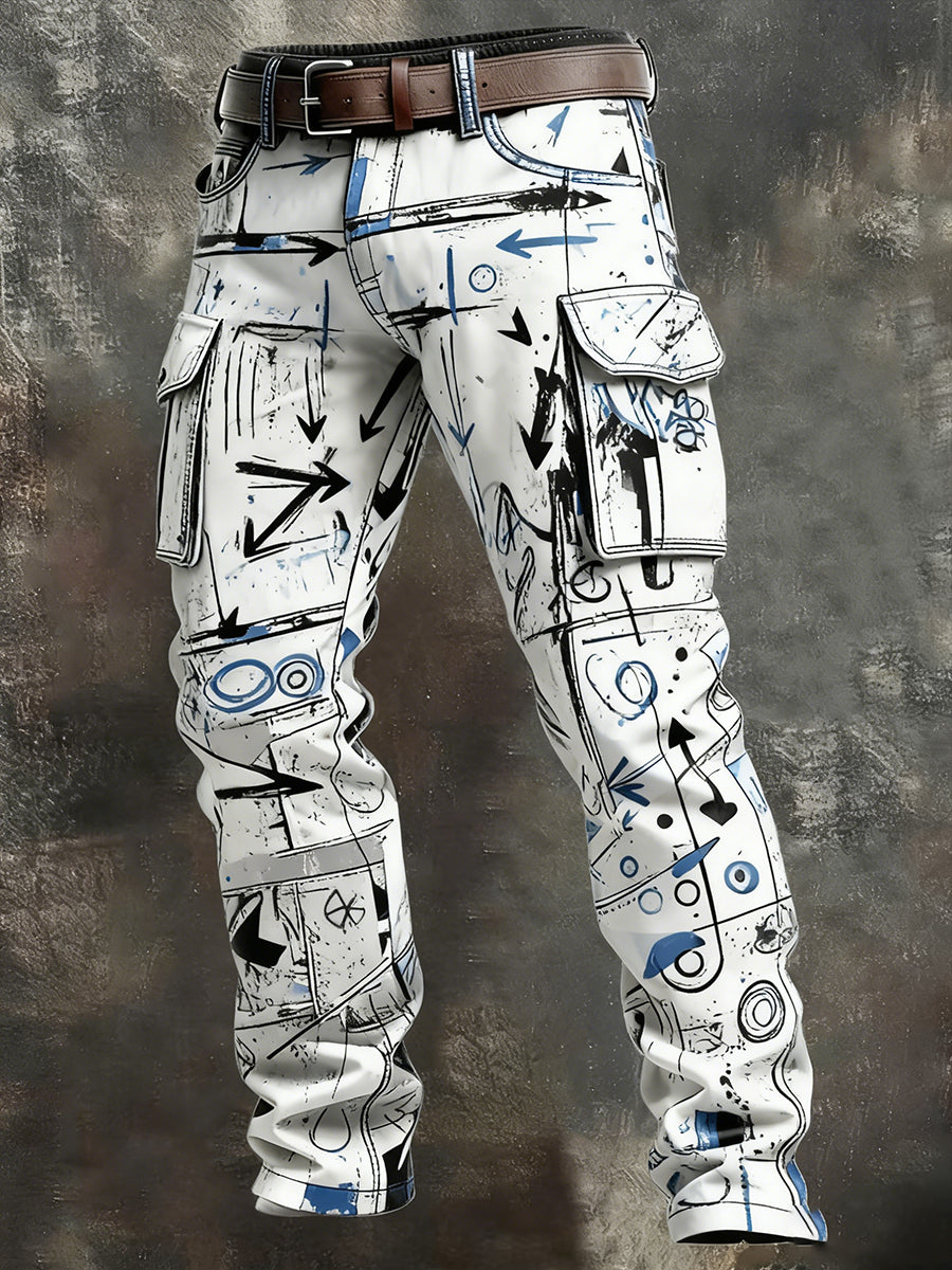 Herren Retro Business Style Freizeit hose