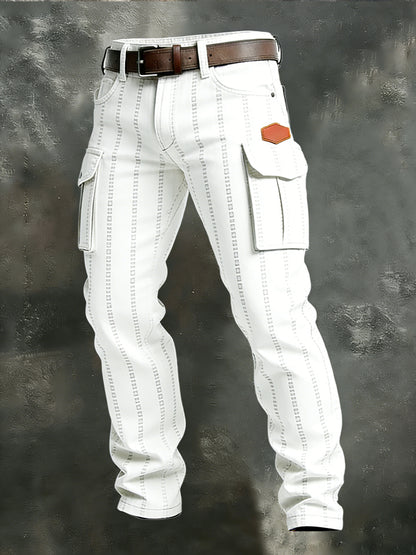 Herren Retro Business Style Freizeit hose