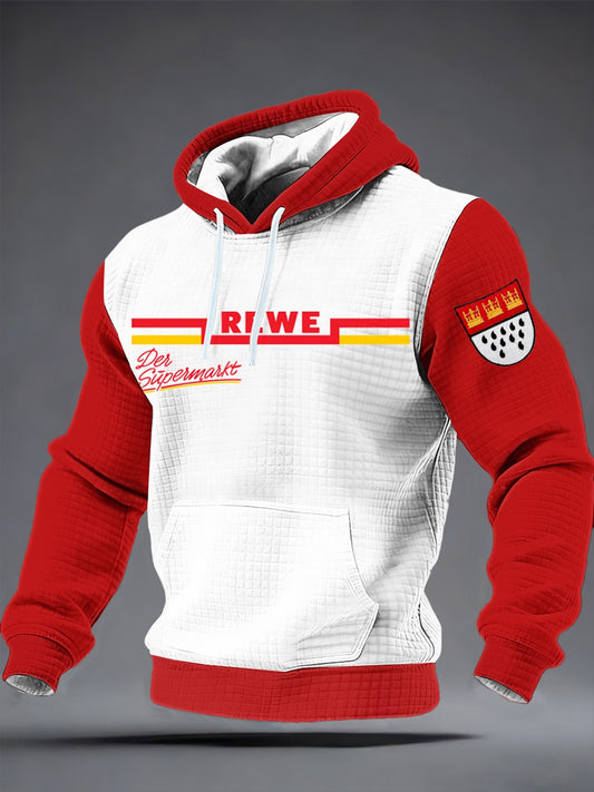 Herren Kölner Karneva Kapuzen pullover aus Baumwolle
