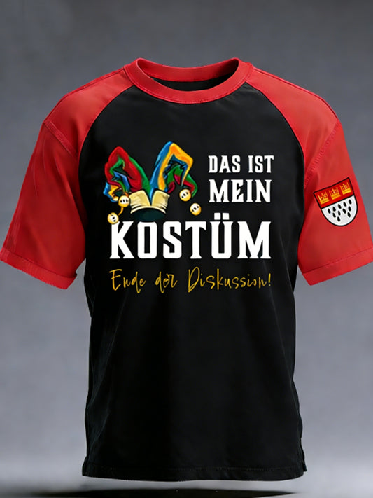 Kurzarm-T-Shirt Kölner Karneval für Herren