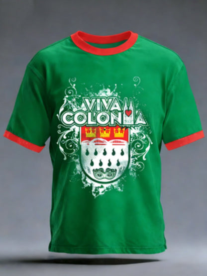 Herren Kölner Karneva kurze Ärmel T-Shirt
