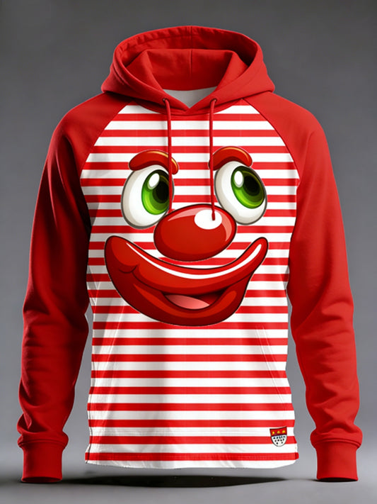 Herren Kölner Karneval Samt Raglan Hoodie