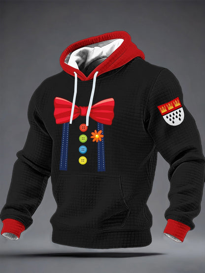Herren Kölner Karneval Kapuzen pullover aus Baumwolle