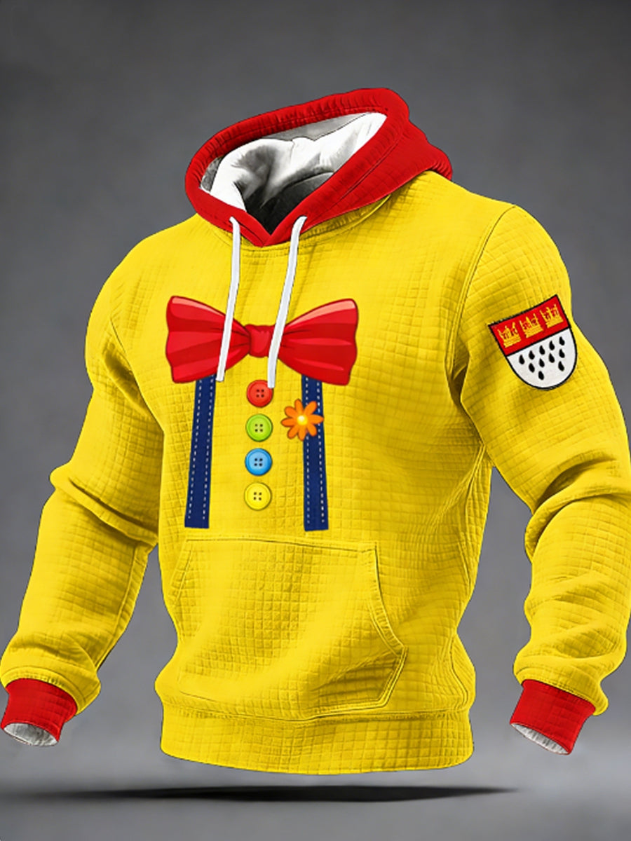Herren Kölner Karneval Kapuzen pullover aus Baumwolle