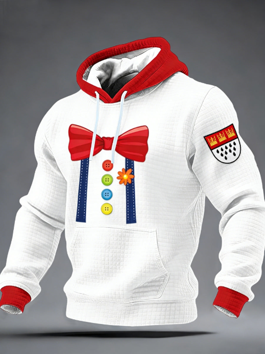 Herren Kölner Karneval Kapuzen pullover aus Baumwolle