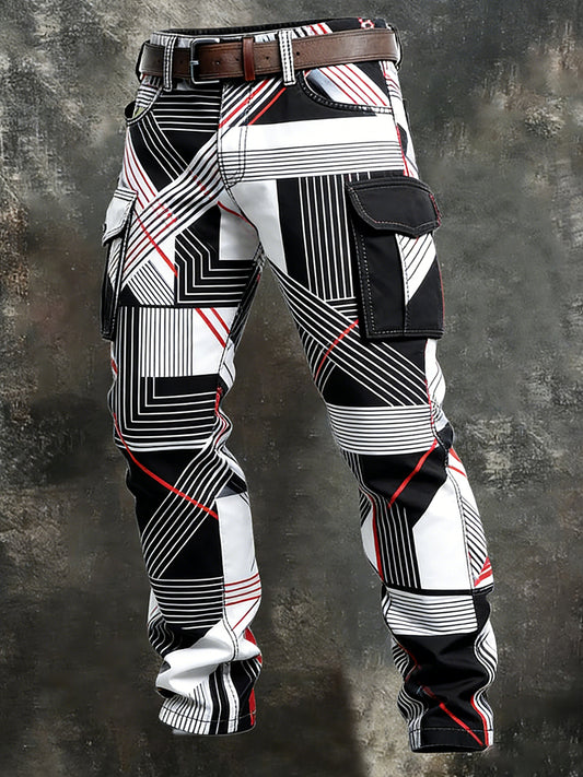 Herren Retro Business Style Freizeit hose