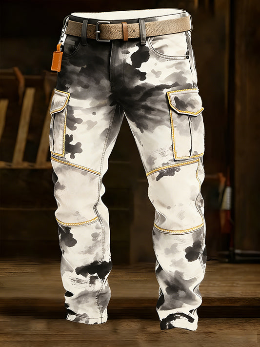 Herren Retro Business Style Freizeit hose