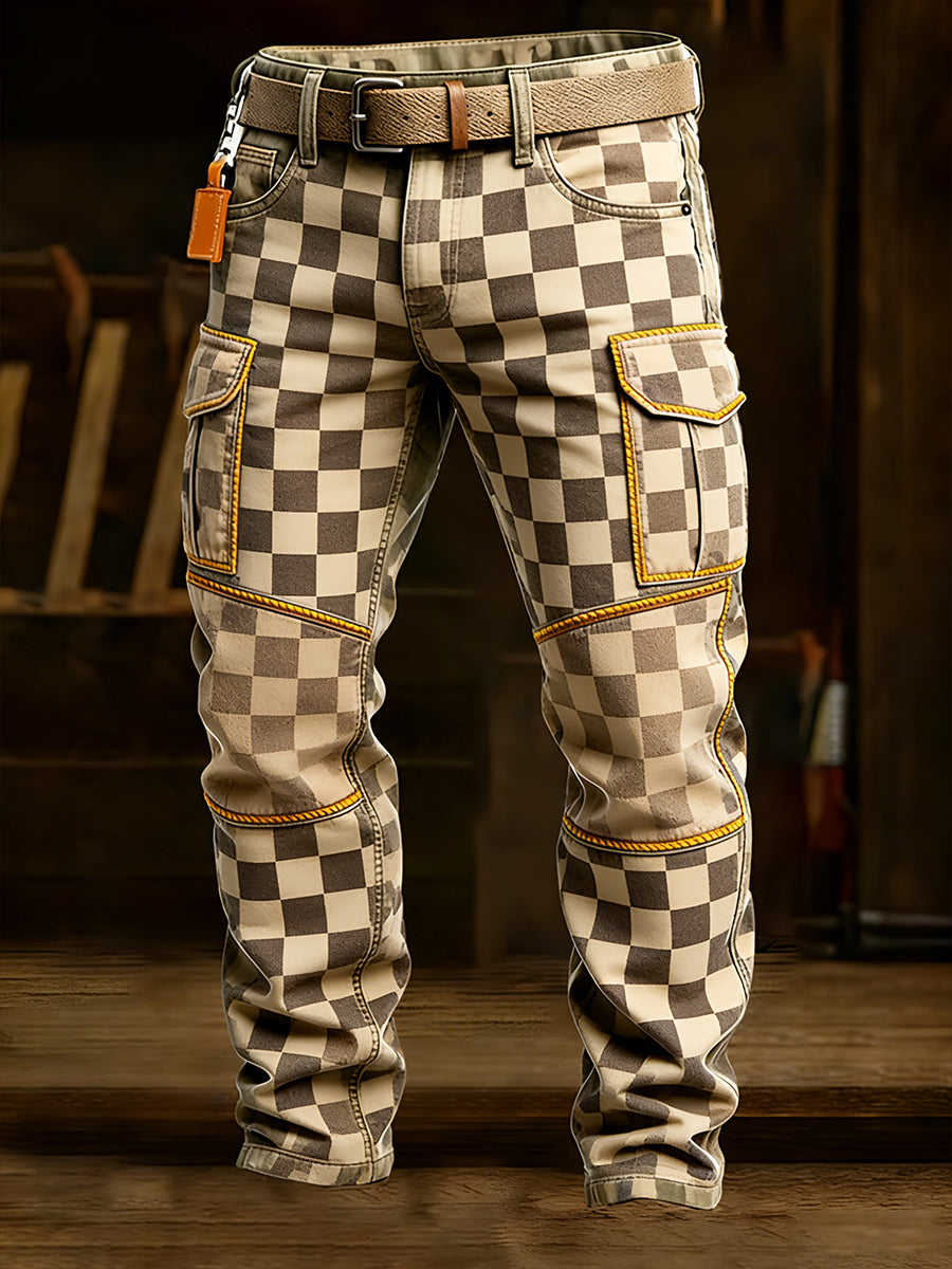 Herren Retro Business Style Freizeit hose