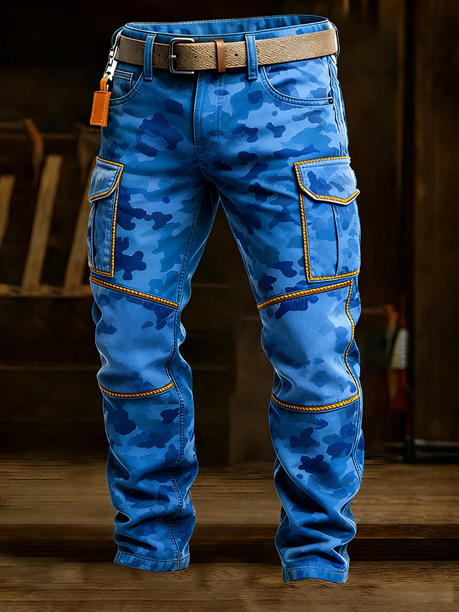 Herren Retro Business Style Freizeit hose