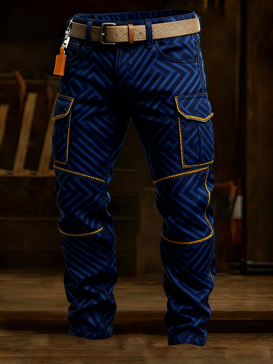 Herren Retro Business Style Freizeit hose