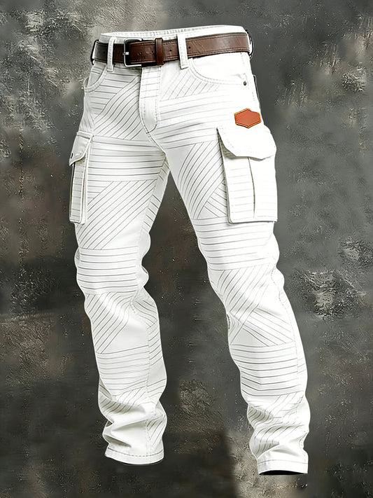 Herren Retro Business Style Freizeit hose