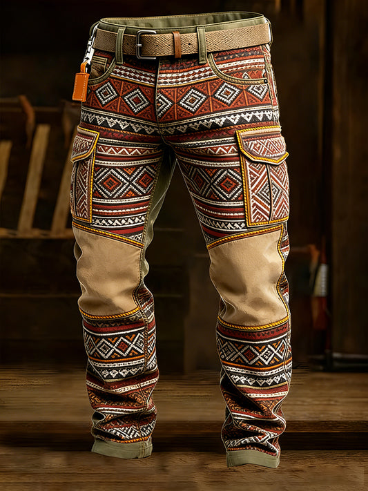 Herren Retro Business Style Freizeit hose