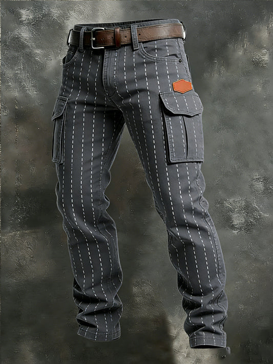 Herren Retro Business Style Freizeit hose