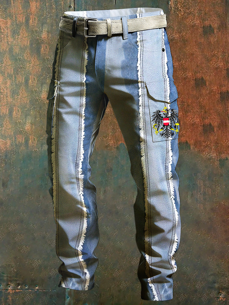 Österreich ische Kunstdruck hosen für Herren