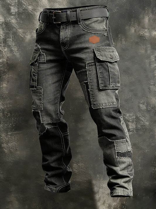 Herren Retro Business Style Freizeit hose