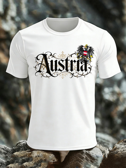 Herren T-Shirt mit österreichisch inspirierten Print