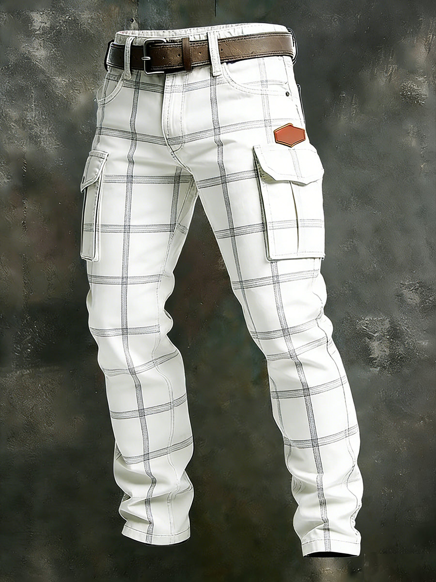 Herren Retro Business Style Freizeit hose