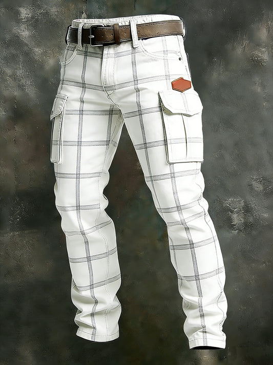 Herren Retro Business Style Freizeit hose
