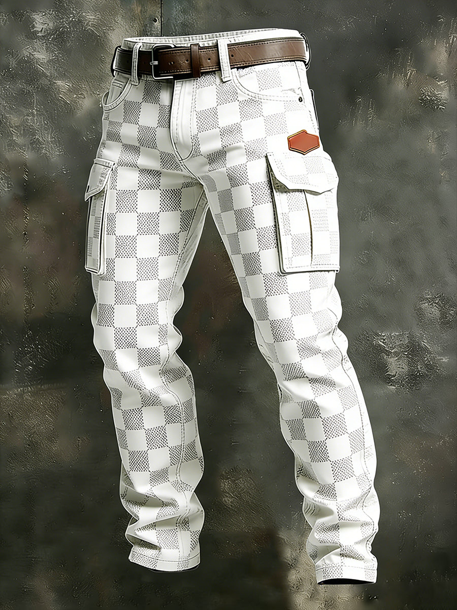 Herren Retro Business Style Freizeit hose