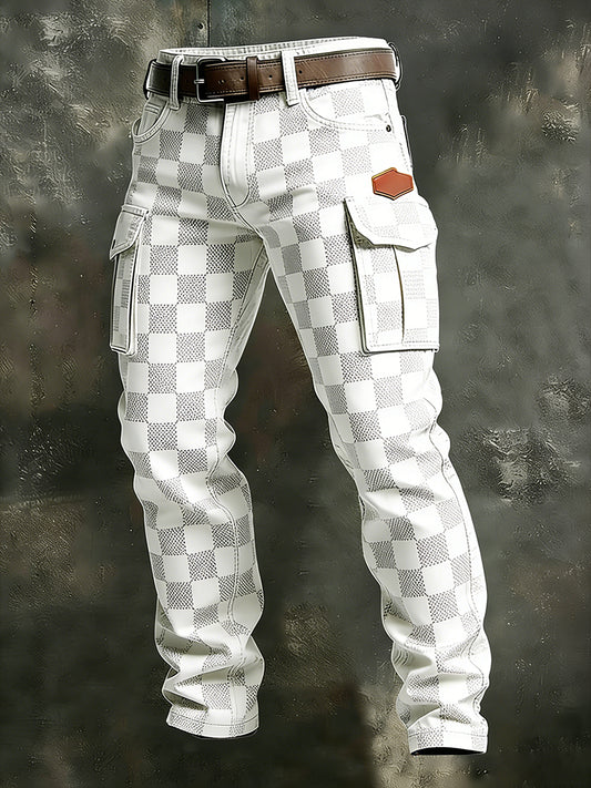 Herren Retro Business Style Freizeit hose