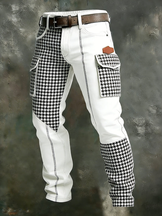 Herren Retro Business Style Freizeit hose
