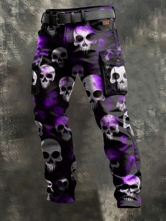 Herren-Retro-Urlaub Business-Kunstdruck Freizeit-Hose