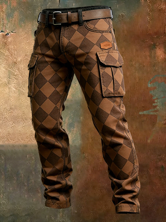 Herren Retro Business Style Freizeit hose
