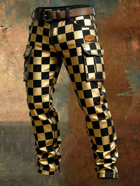 Herren Retro Business Style Freizeit hose