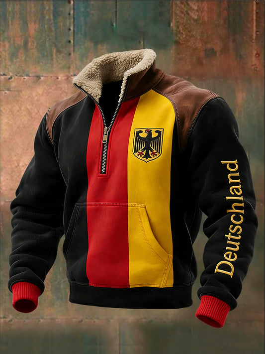 Herren-Sweatshirt mit deutscher Flagge