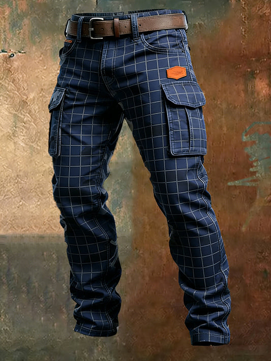 Herren Retro Business Style Freizeit hose