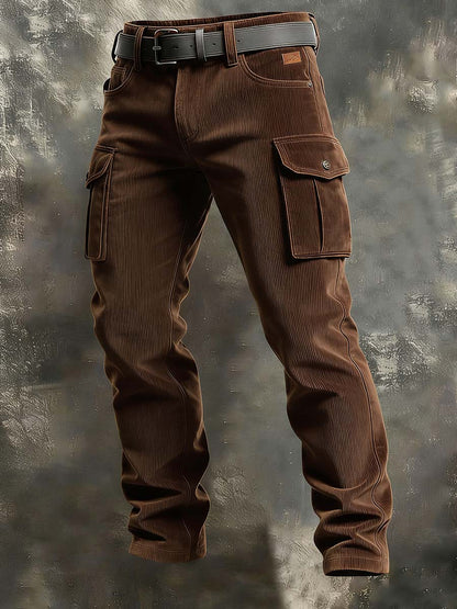 Herren-Retro-Urlaub Business-Kunstdruck Freizeit-Hose