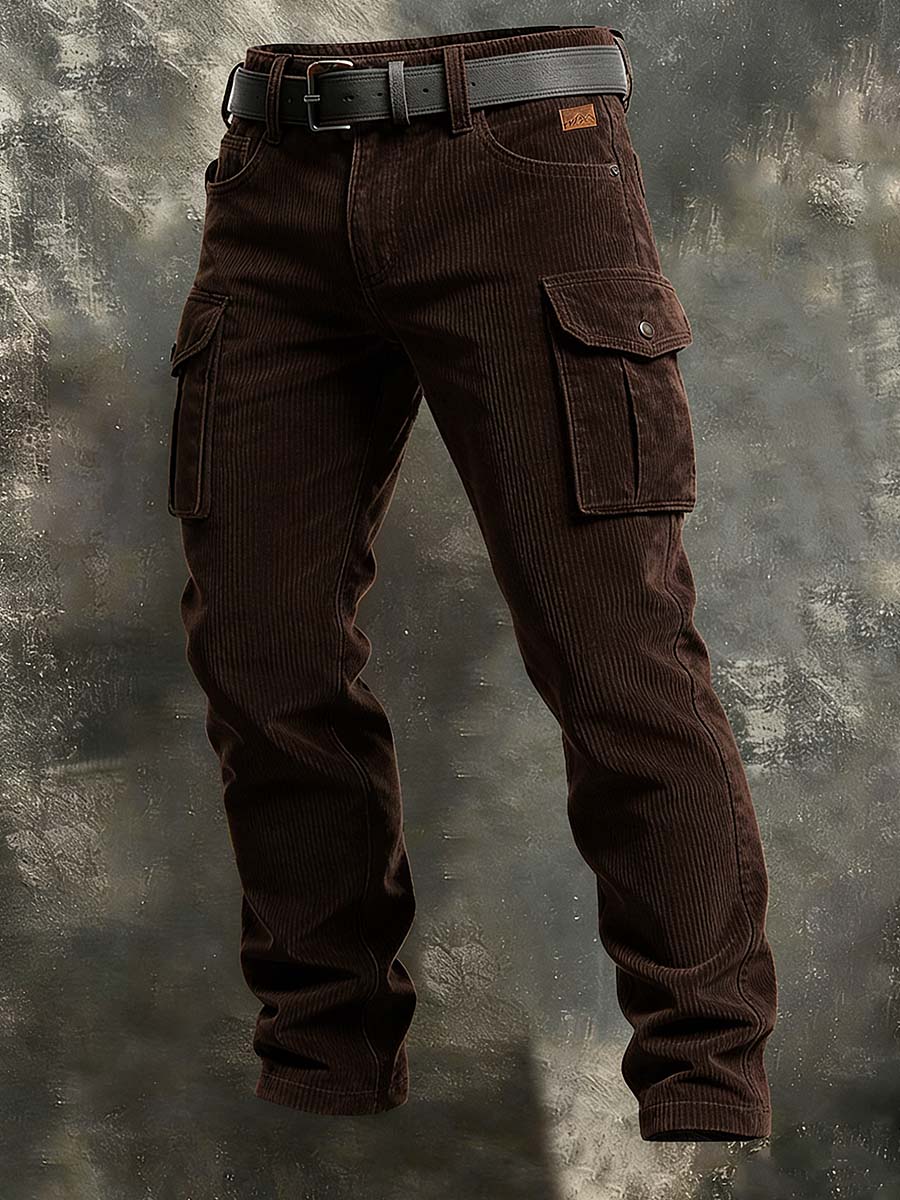 Herren-Retro-Urlaub Business-Kunstdruck Freizeit-Hose