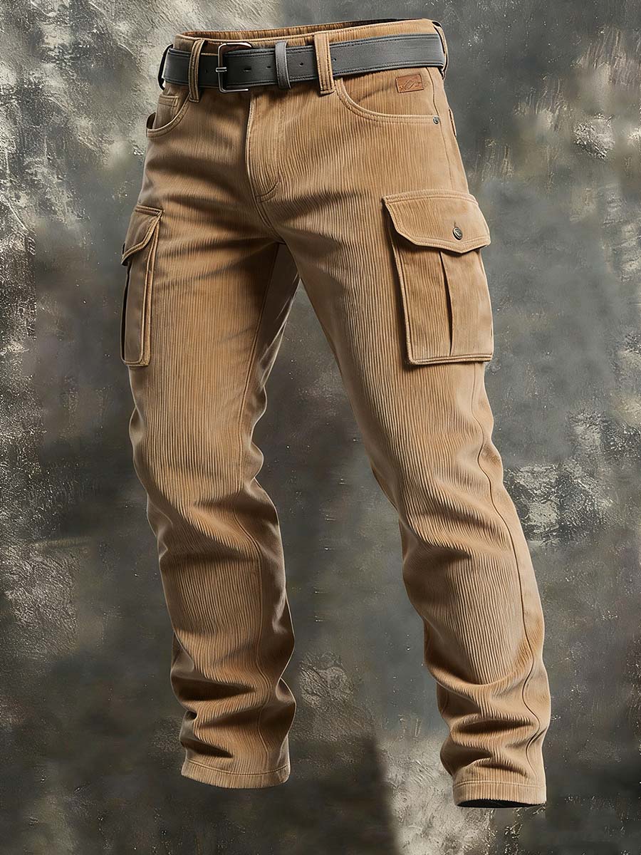Herren-Retro-Urlaub Business-Kunstdruck Freizeit-Hose