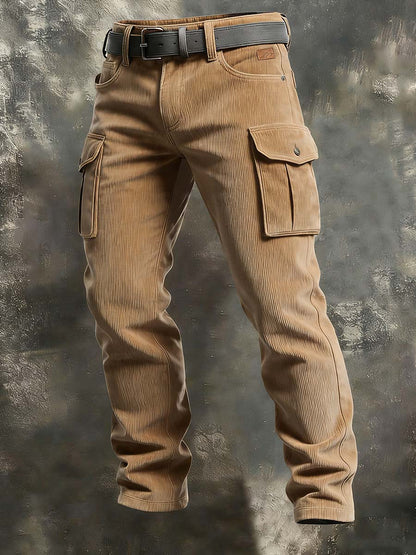 Herren-Retro-Urlaub Business-Kunstdruck Freizeit-Hose
