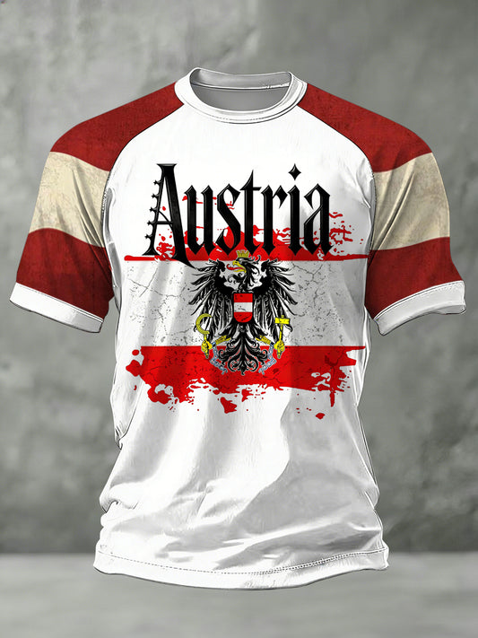 Herren T-Shirt mit österreichisch inspirierten Print