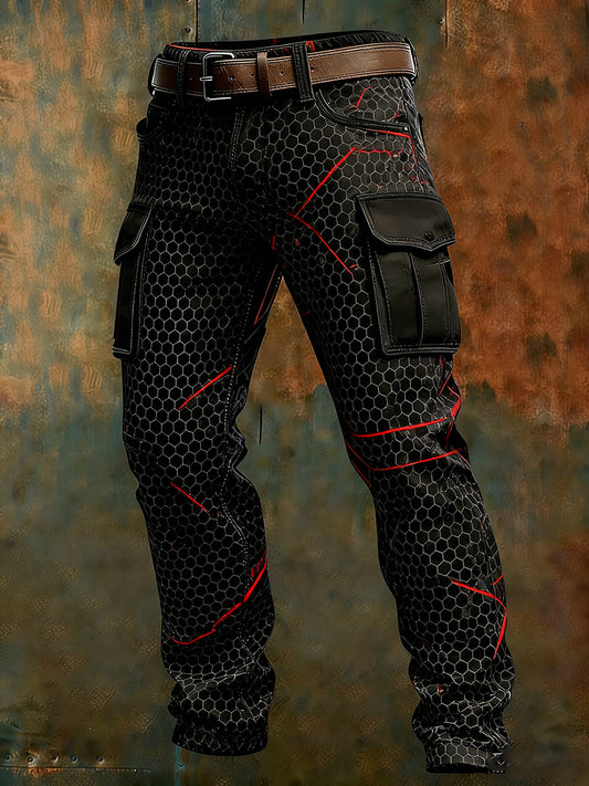 Herren Retro Business Style Freizeit hose