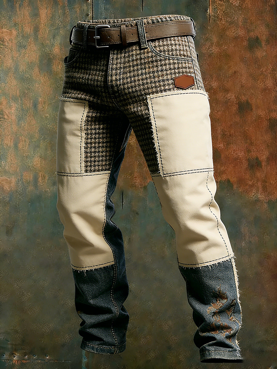 Herren Retro Business Style Freizeit hose