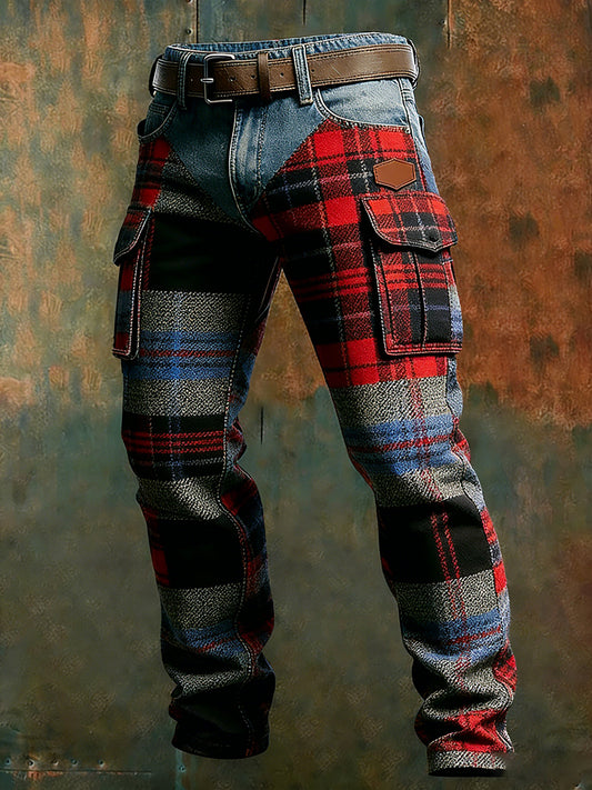 Herren Retro Business Style Freizeit hose