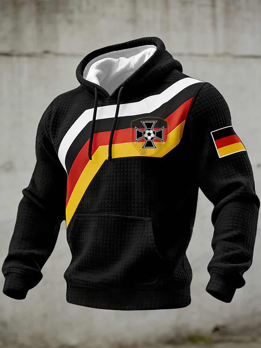Männer deutscher Fußball 2026 Unterstützer Hoodie